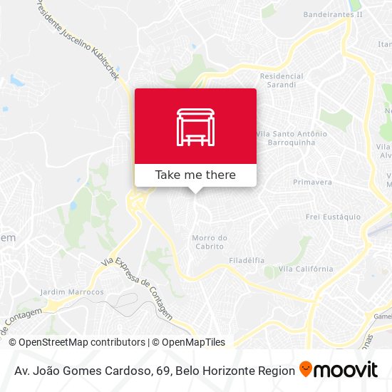 Mapa Av. João Gomes Cardoso, 69