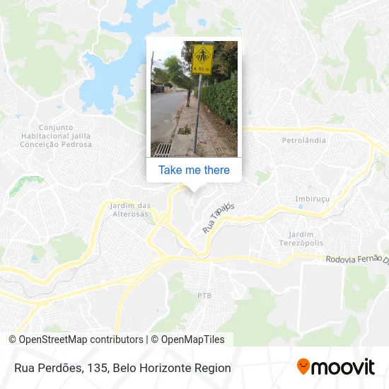 Rua Perdões, 135 map