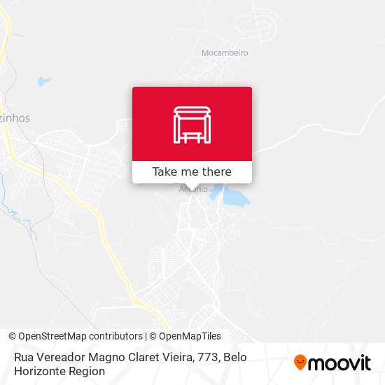 Rua Vereador Magno Claret Vieira, 773 map