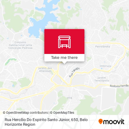 Rua Hercílio Do Espírito Santo Júnior, 650 map