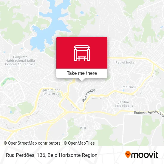 Rua Perdões, 136 map