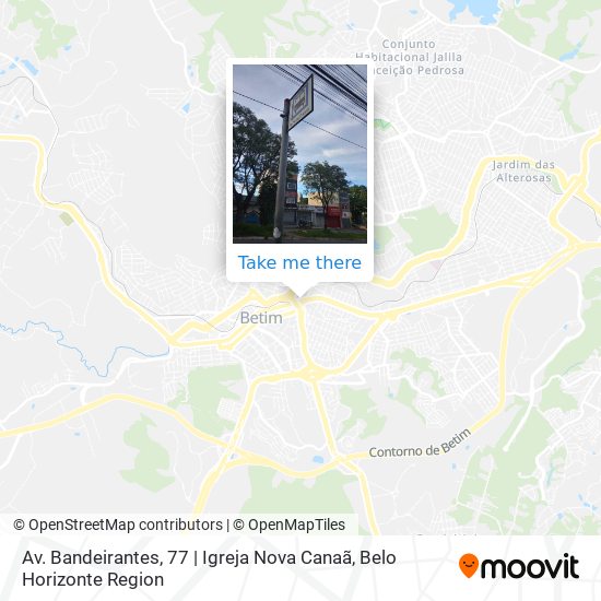 Av. Bandeirantes, 77 | Igreja Nova Canaã map