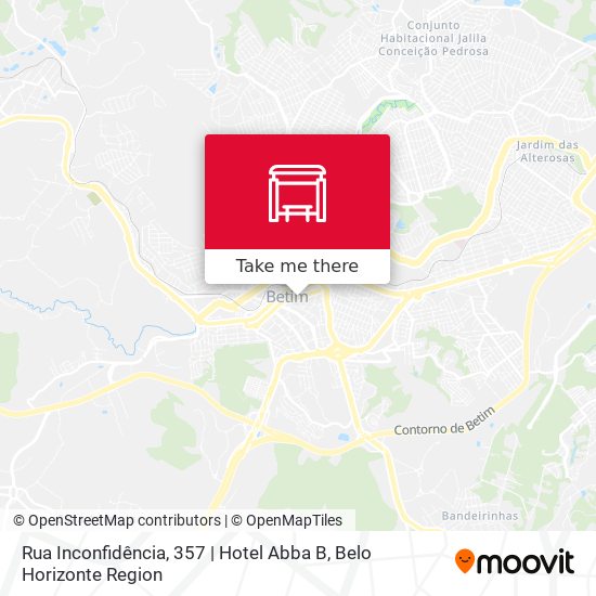 Rua Inconfidência, 357 | Hotel Abba B map