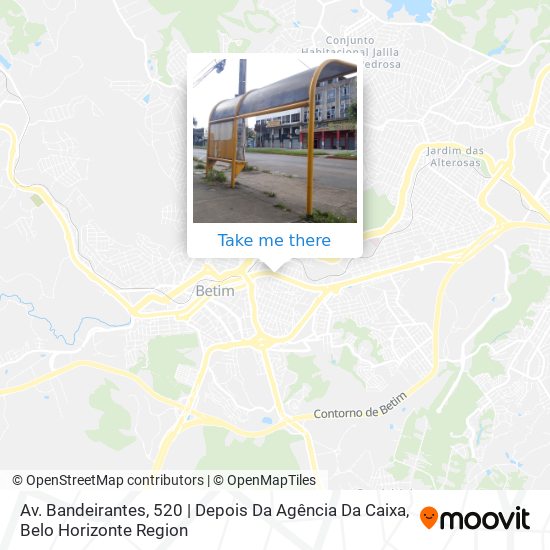 Mapa Av. Bandeirantes, 520 | Depois Da Agência Da Caixa