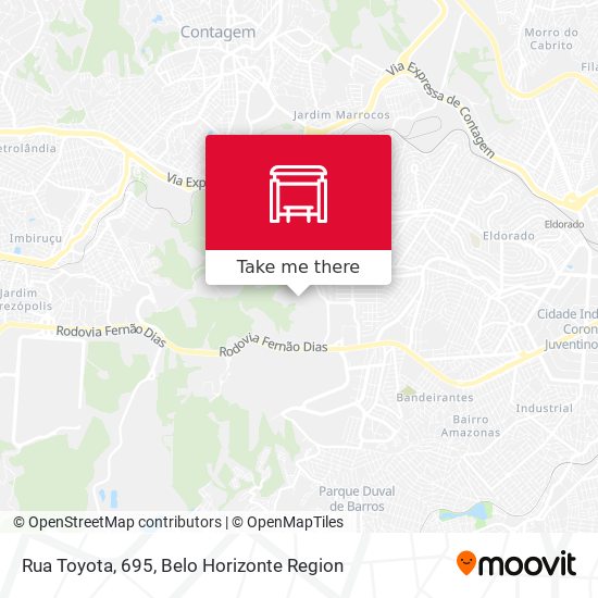 Rua Toyota, 695 map