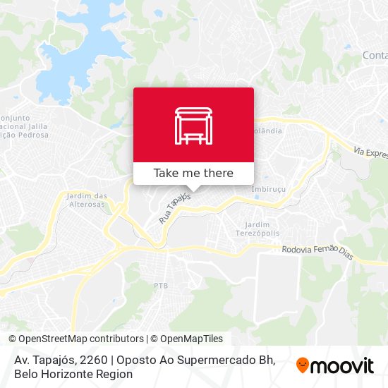 Av. Tapajós, 2260 | Oposto Ao Supermercado Bh map