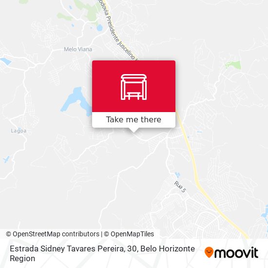 Estrada Sidney Tavares Pereira, 30 map