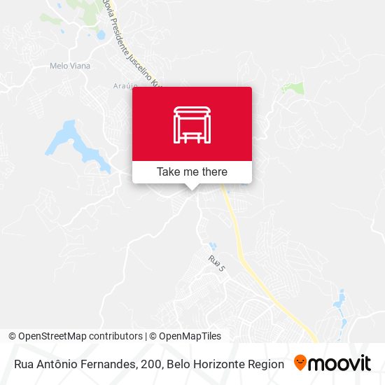 Rua Antônio Fernandes, 200 map