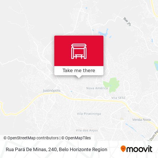 Rua Pará De Minas, 240 map