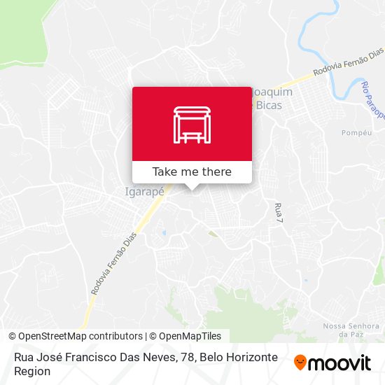 Rua José Francisco Das Neves, 78 map
