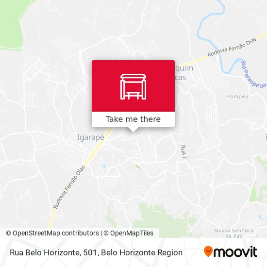 Rua Belo Horizonte, 501 map