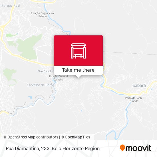 Rua Diamantina, 233 map