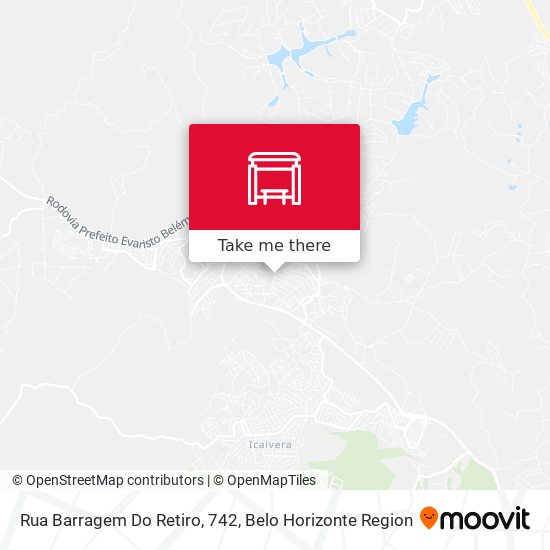Rua Barragem Do Retiro, 742 map