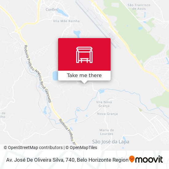 Av. José De Oliveira Silva, 740 map