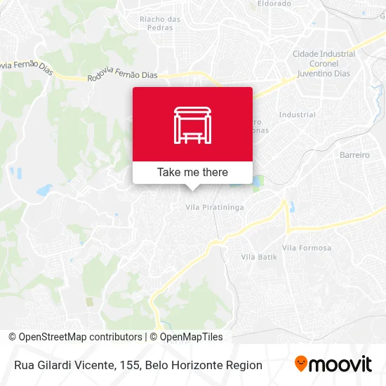 Rua Gilardi Vicente, 155 map