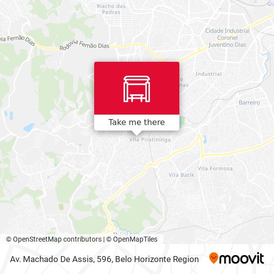 Av. Machado De Assis, 596 map