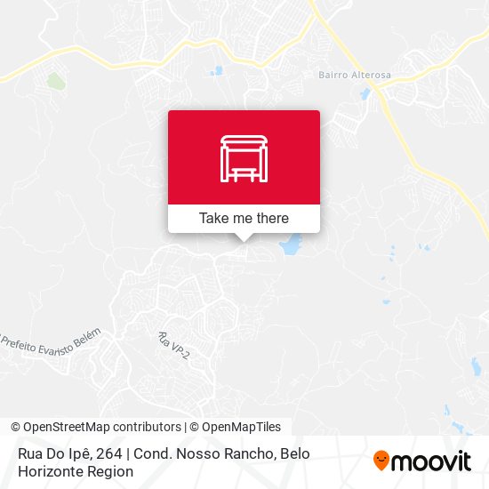 Rua Do Ipê, 264 | Cond. Nosso Rancho map