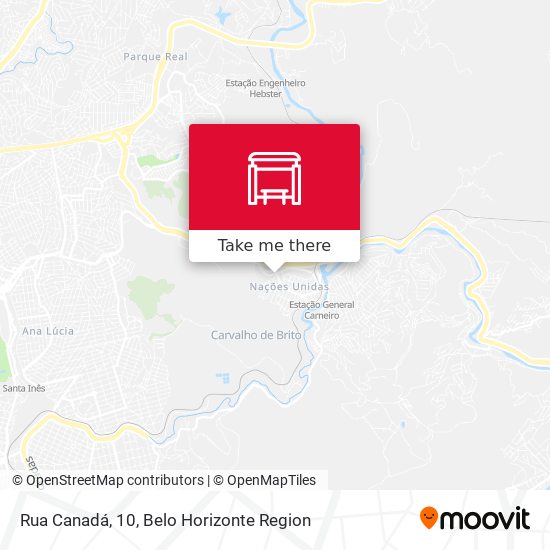 Rua Canadá, 10 map