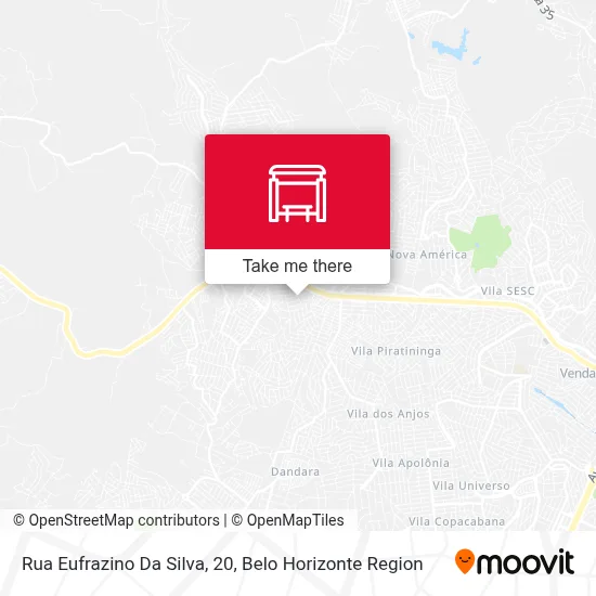 Rua Eufrazino Da Silva, 20 map