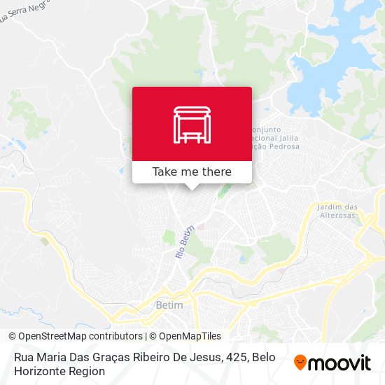 Rua Maria Das Graças Ribeiro De Jesus, 425 map
