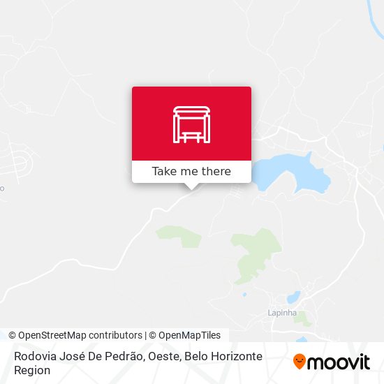 Rodovia José De Pedrão, Oeste map