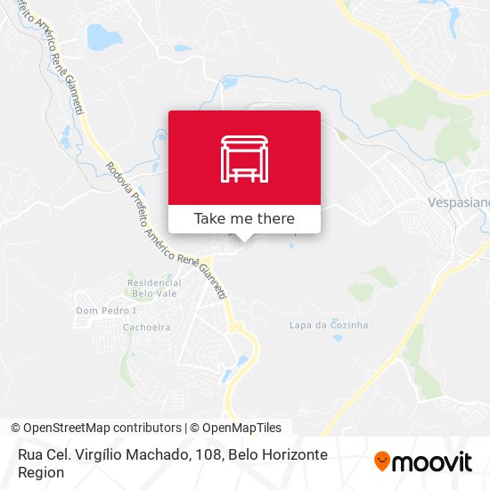 Rua Cel. Virgílio Machado, 108 map