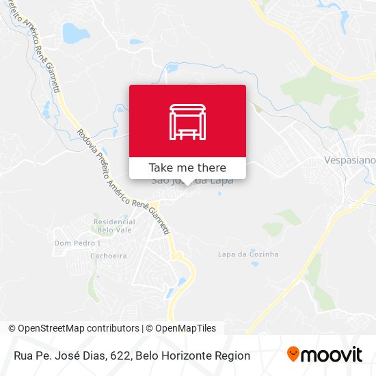 Rua Pe. José Dias, 622 map