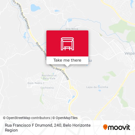 Rua Francisco F Drumond, 240 map