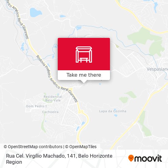 Rua Cel. Virgílio Machado, 141 map