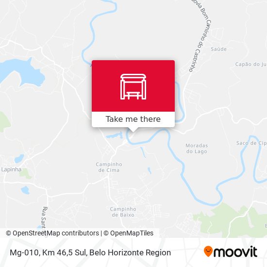 Mg-010, Km 46,5 Sul map