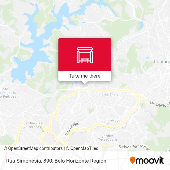 Rua Simonésia, 890 map