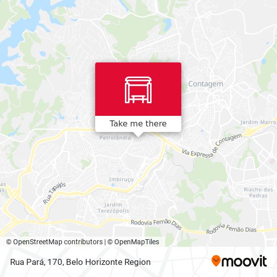 Rua Pará, 170 map