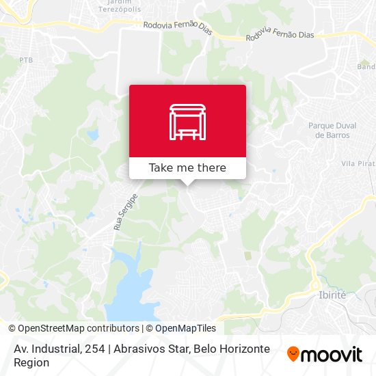 Av. Industrial, 254 | Abrasivos Star map