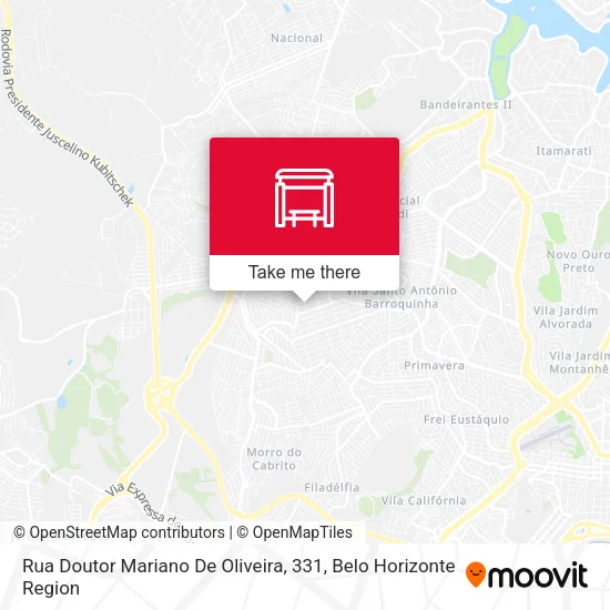 Rua Doutor Mariano De Oliveira, 331 map