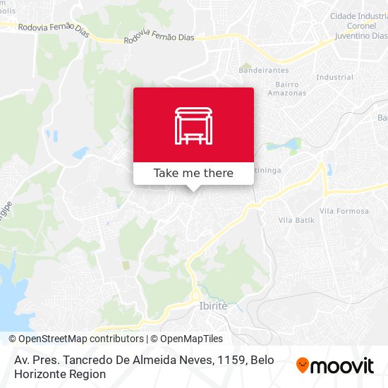 Av. Pres. Tancredo De Almeida Neves, 1159 map