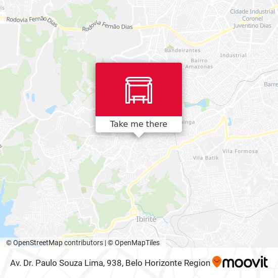 Av. Dr. Paulo Souza Lima, 938 map