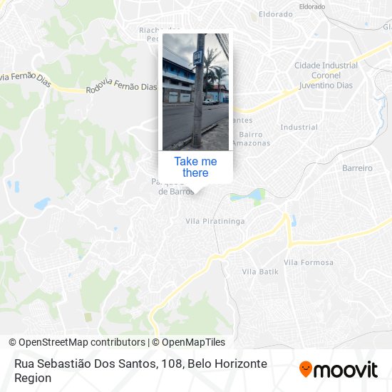 Rua Sebastião Dos Santos, 108 map