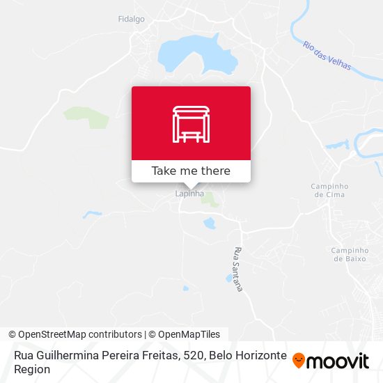 Rua Guilhermina Pereira Freitas, 520 map