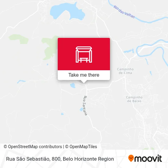 Rua São Sebastião, 800 map