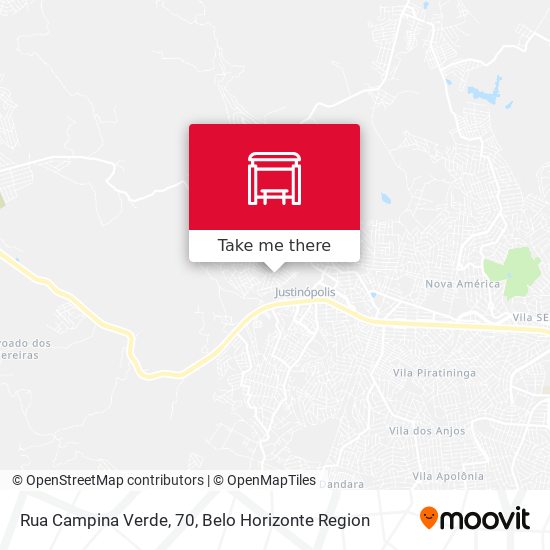 Rua Campina Verde, 70 map