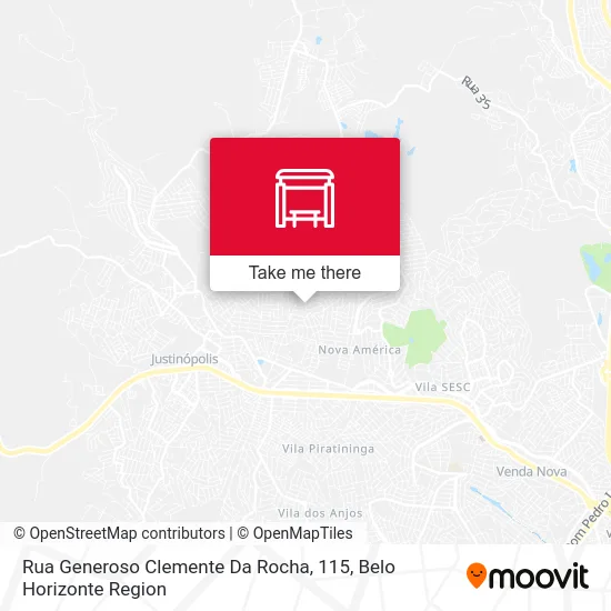 Rua Generoso Clemente Da Rocha, 115 map