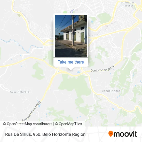 Rua De Sírius, 960 map