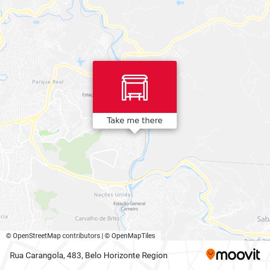 Rua Carangola, 483 map