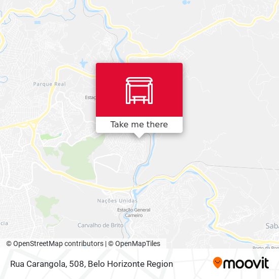 Rua Carangola, 508 map