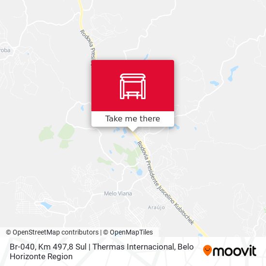 Mapa Br-040, Km 497,8 Sul | Thermas Internacional