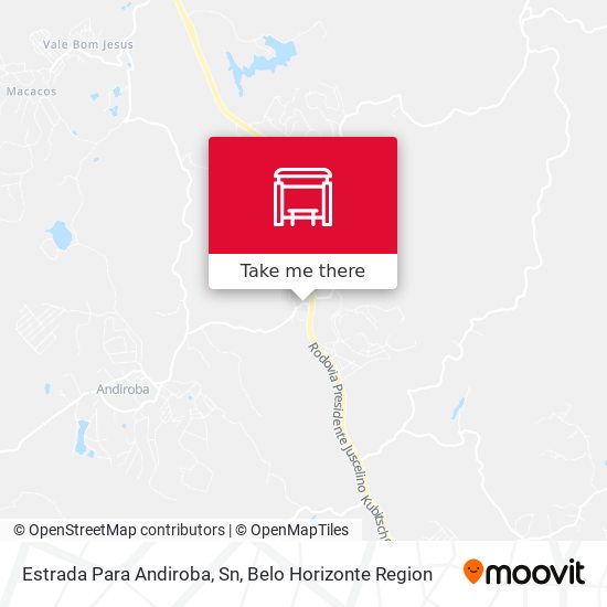 Estrada Para Andiroba, Sn map