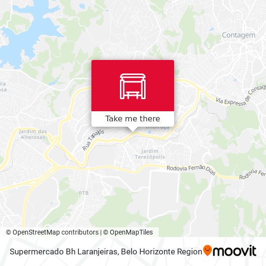 Supermercado Bh Laranjeiras map