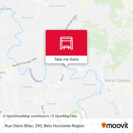 Rua Olavo Bilac, 290 map