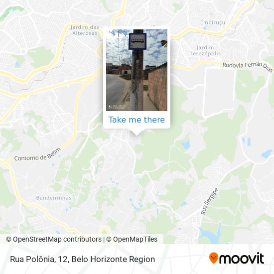 Rua Polônia, 12 map