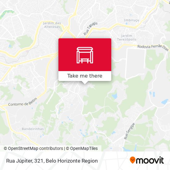 Rua Júpiter, 321 map